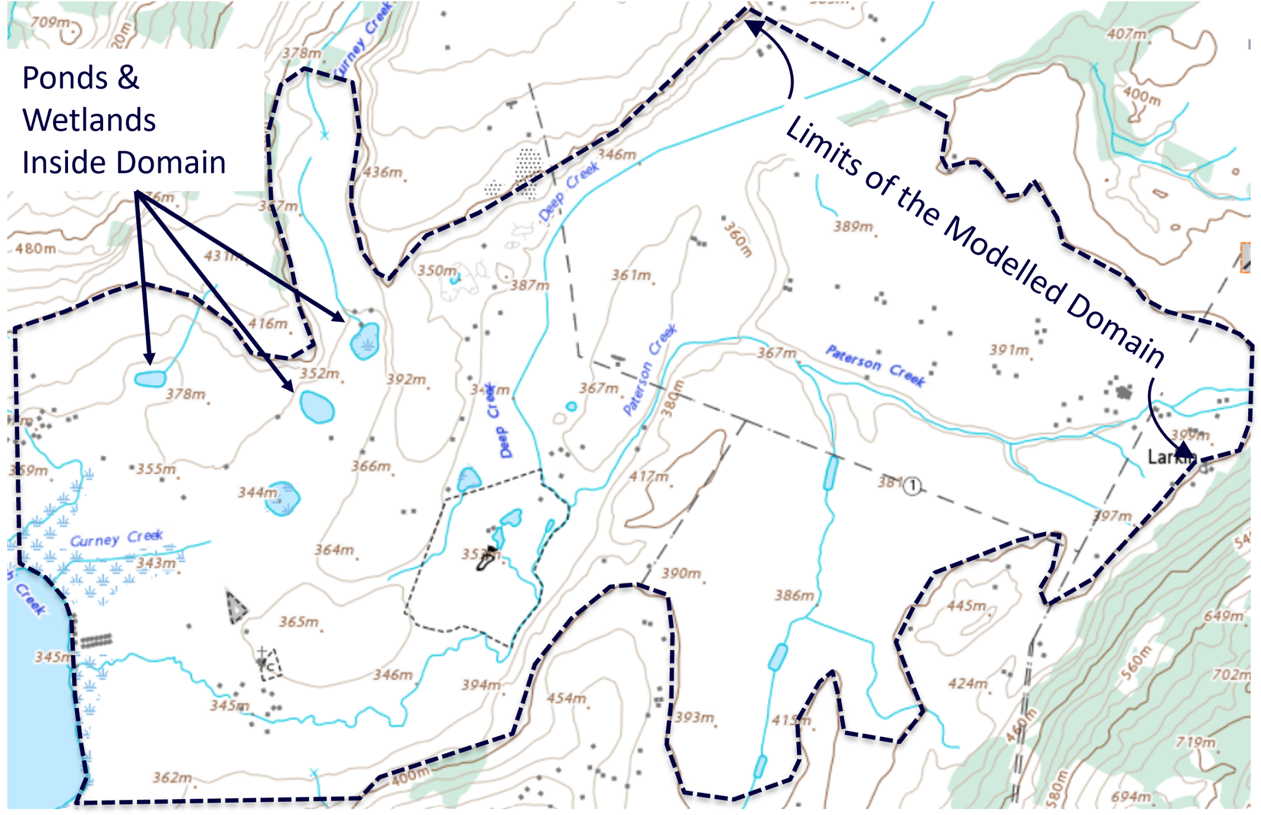How to Model Lakes, Ponds, and Wetlands in Anaqsim